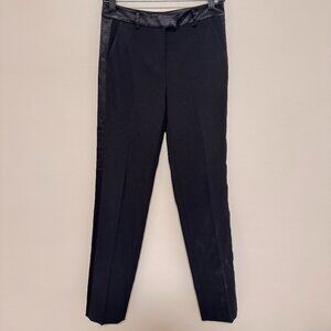 Ankle Length Trousers, Black, Size Small